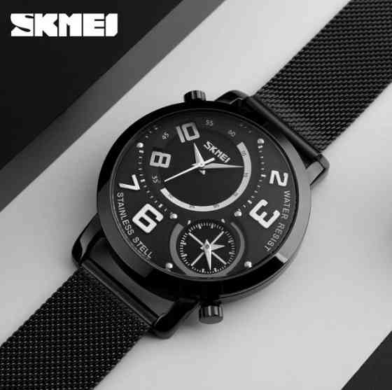 Мужские наручные часы Skmei Moon 9168 Черные Винница