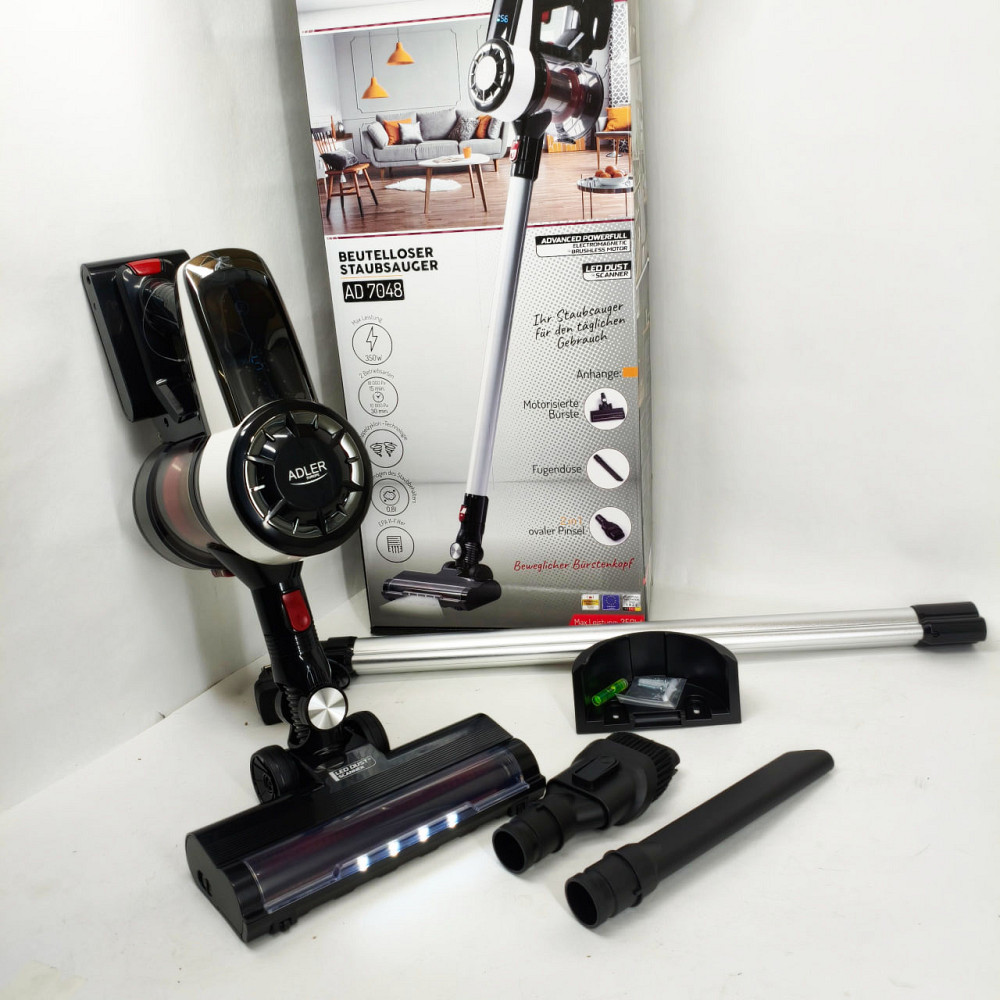 Вертикальный циклонный пылесос Adler, Удобный ручной пылесос без мешка Вертикальный щеточный ME-36 Львов - изображение 5