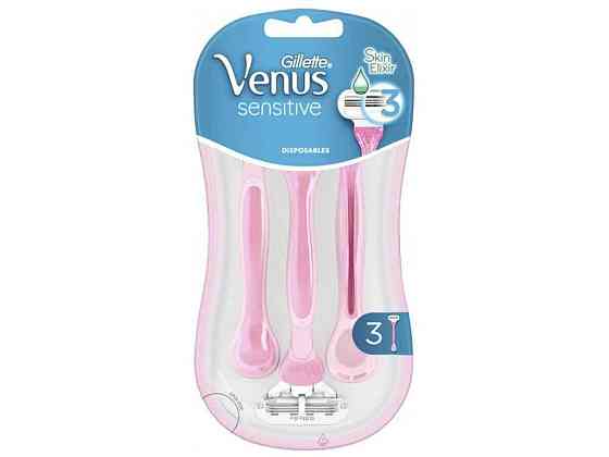 Бритви одноразові Venus Smooth Sensitive 3 шт. ТМ GILLETTE Київ