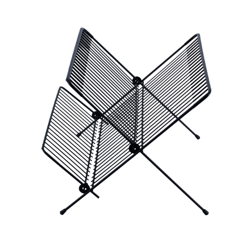 Сушарка для посуду 43*32*25,5см алюміній чорний 0753 KAMILLE Житомир - фото 3