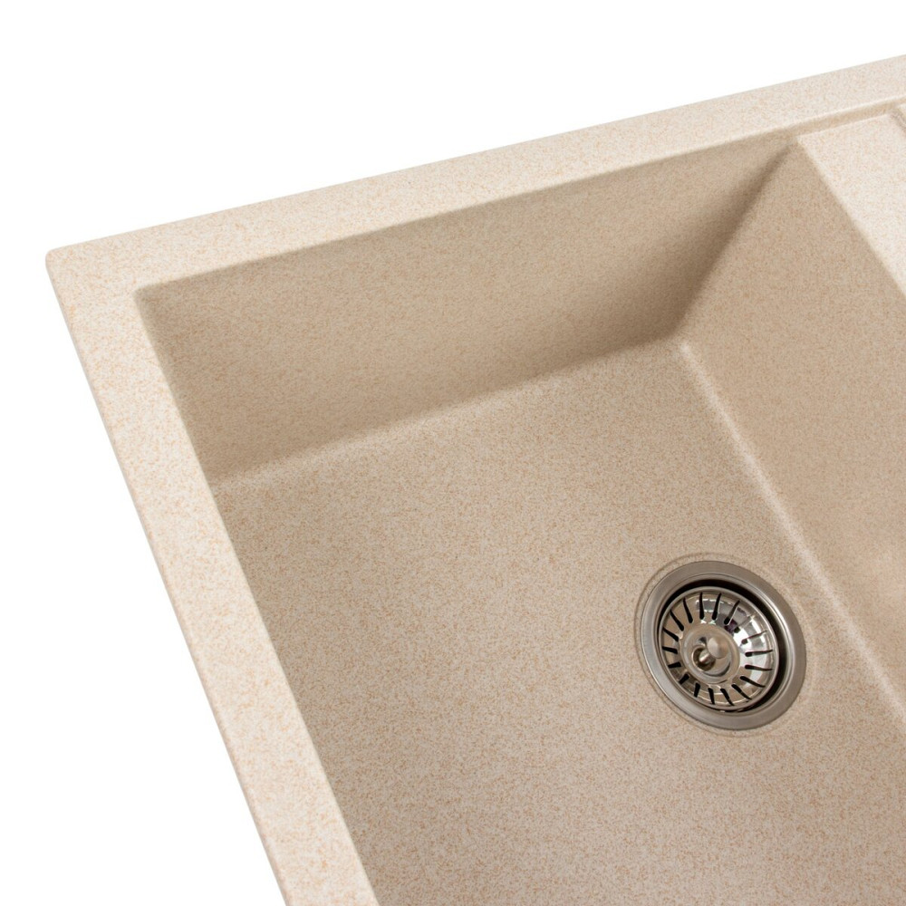 VALESO Гранітна мийка для кухні VALESO SELENA 7950 матова Сафарі Киев - изображение 3