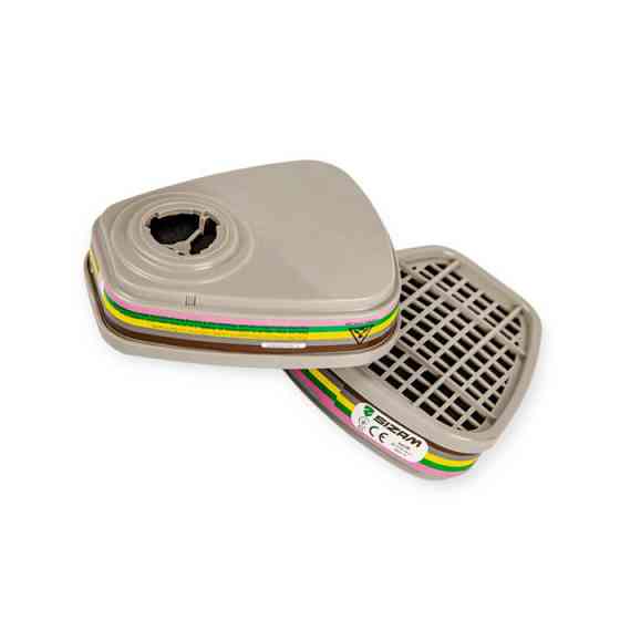 Фильтр сменный для респиратора трапециевидный газовый/паровый/аммиак (к-кт 2 шт) Мукачево