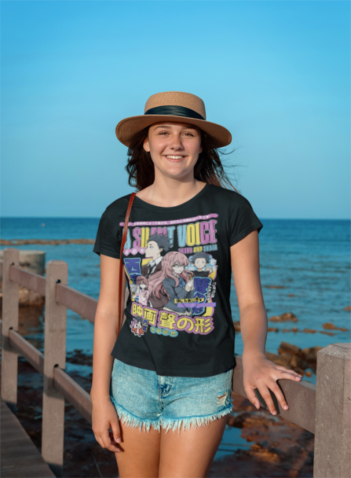 Футболка з аніме принтом Сілент Воіке Аніме Манга оверсайз (S/M/L) Чорний AnimeJ0695 Дніпро - фото 3