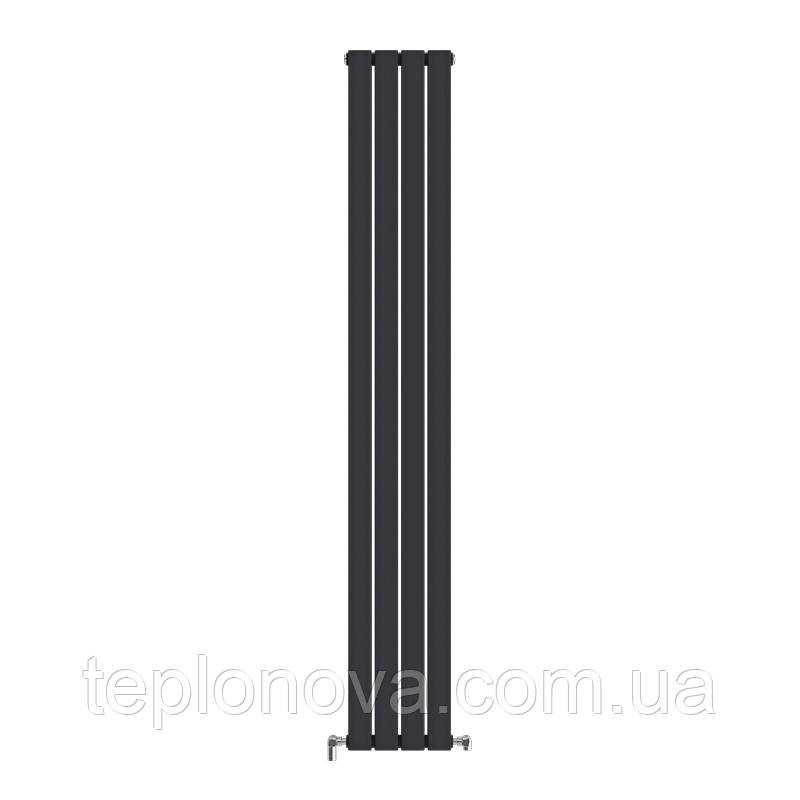 Дизайнерский радиатор 1800/272 (мм) чёрный мат IDEALE VITTORIA (боковое подключение) 12 4/1800/272 Черновцы - изображение 1