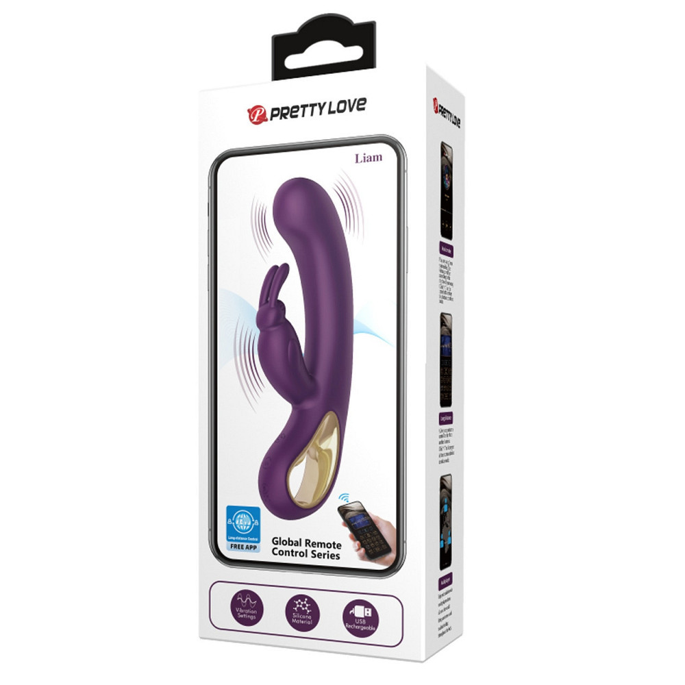 Смарт вибратор серии Pretty Love - Liam purple, BI-014420HP Sex Aura Киев - изображение 9