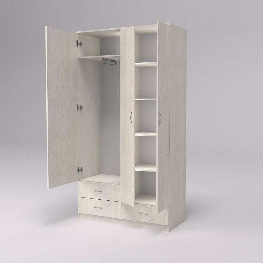 Передпокій ГКШ-8, Дуб Шамоні Світлий, 1120/480/2100 Львів - фото 4