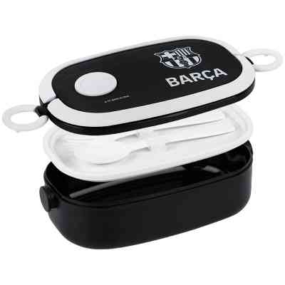 Ланч-бокс детский Kite FC Barcelona, 900 мл, чорний (BC25-1180) Винница