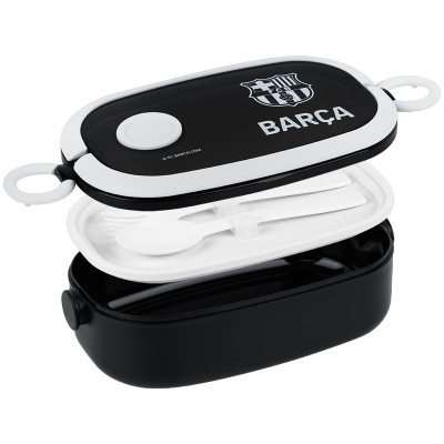 Ланч-бокс детский Kite FC Barcelona, 900 мл, чорний (BC25-1180) Винница - изображение 4