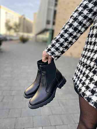 MILLI GOLD Черевики жіночі MILLI GOLD 965 чорні (весна-осінь, шкіра натуральна) (5236) 38р.39р. Коломыя