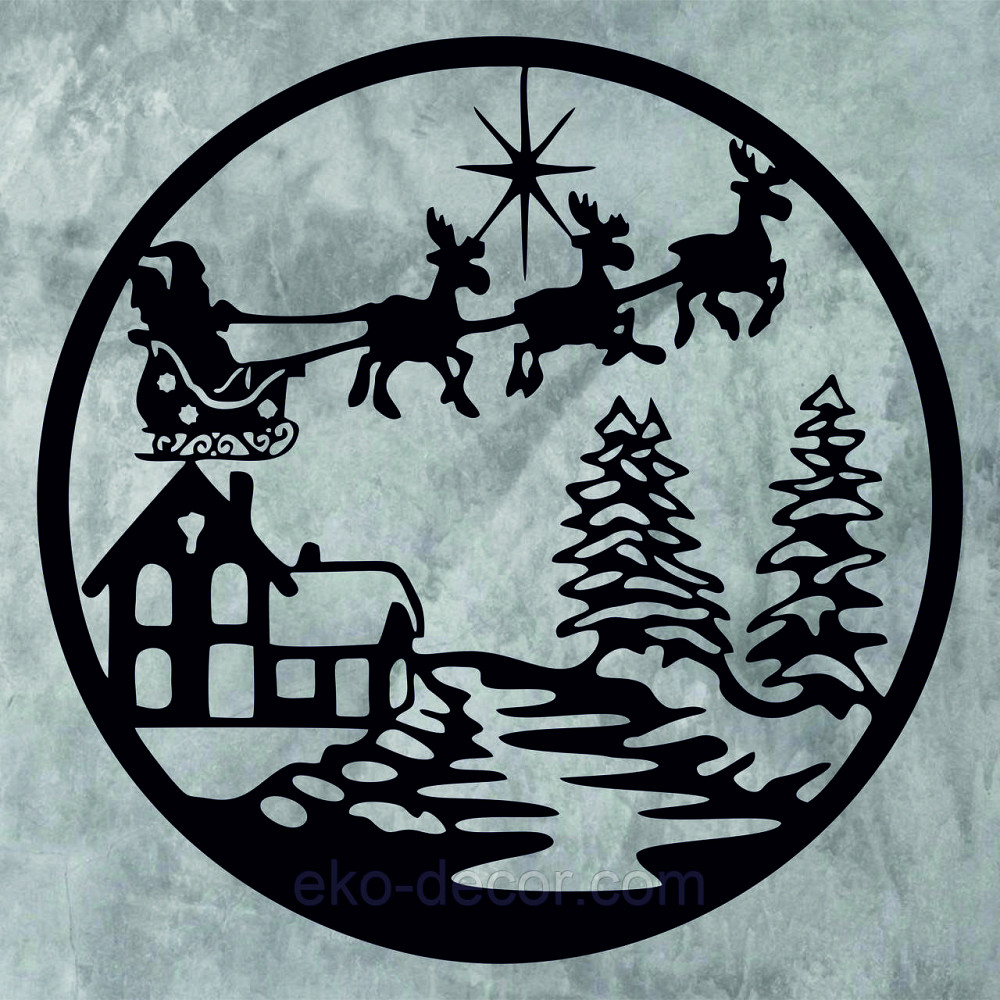 Декоративне настінне Панно «Новий рік», Декор на стену Київ - фото 8