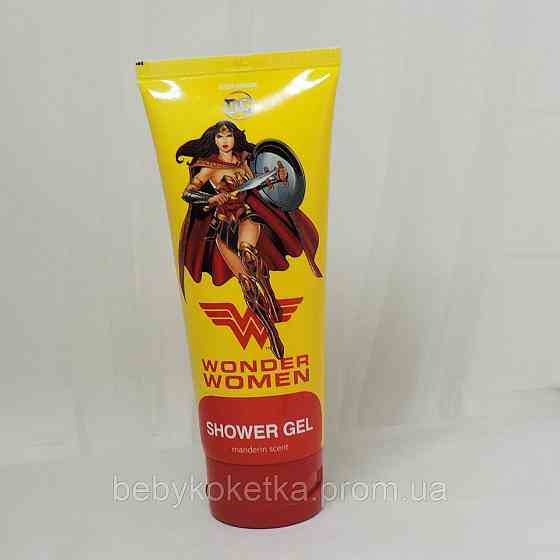 Дитячий набір доглядової косметики гель для душа та туалетна вода DC Comics Wonder Woman Львів