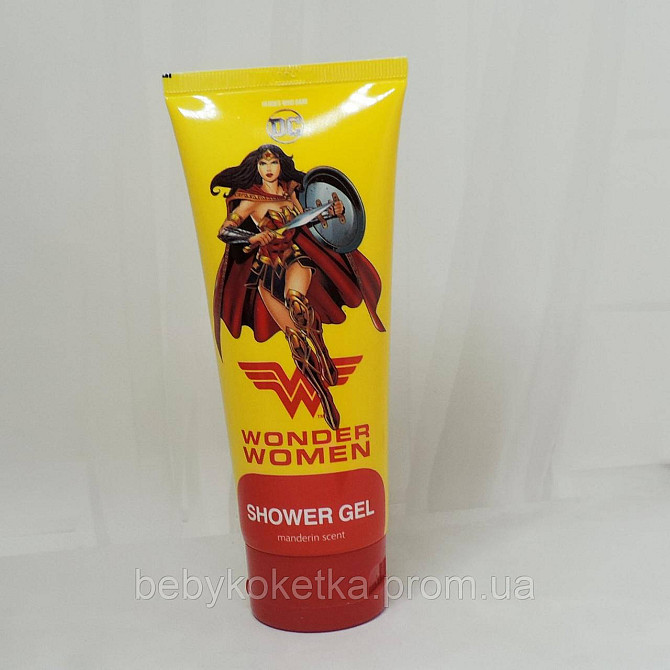 Дитячий набір доглядової косметики гель для душа та туалетна вода DC Comics Wonder Woman Львів - фото 3