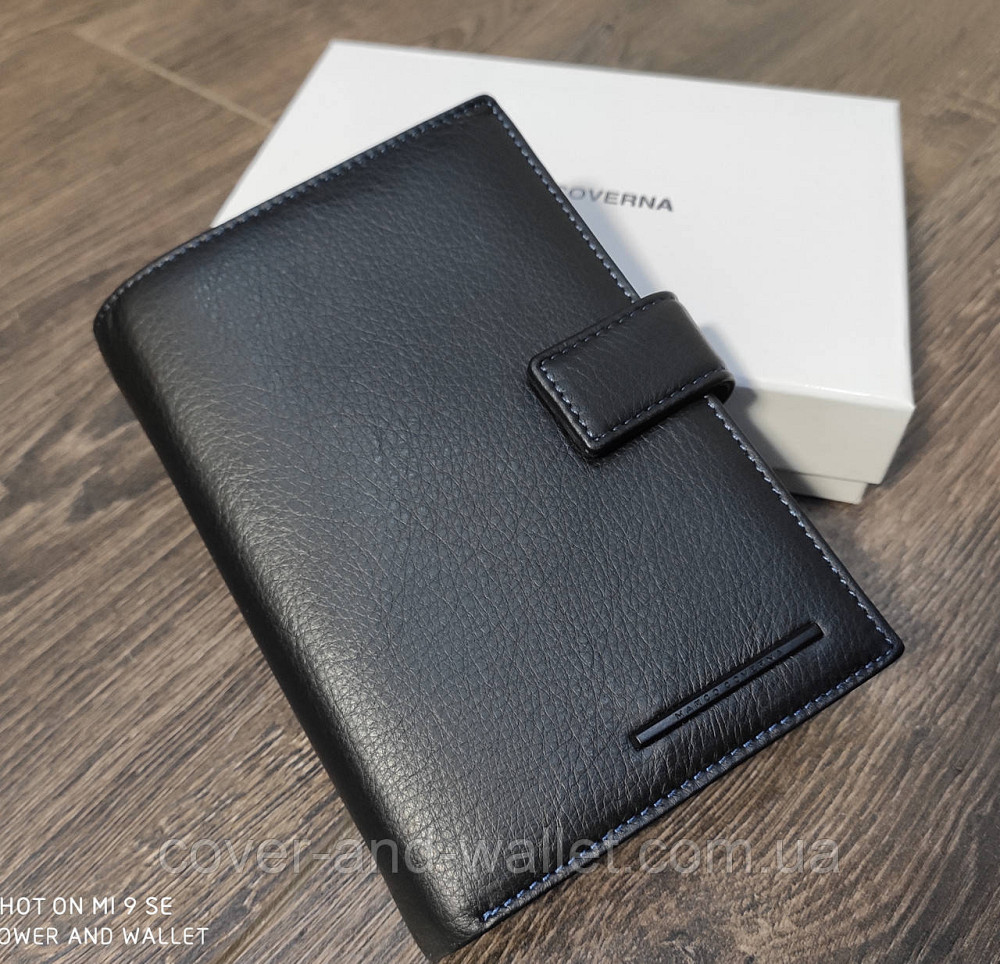 Модный вертикальный мужской портмоне из натуральной кожи Marco Coverna MC 1003 Киев - изображение 3