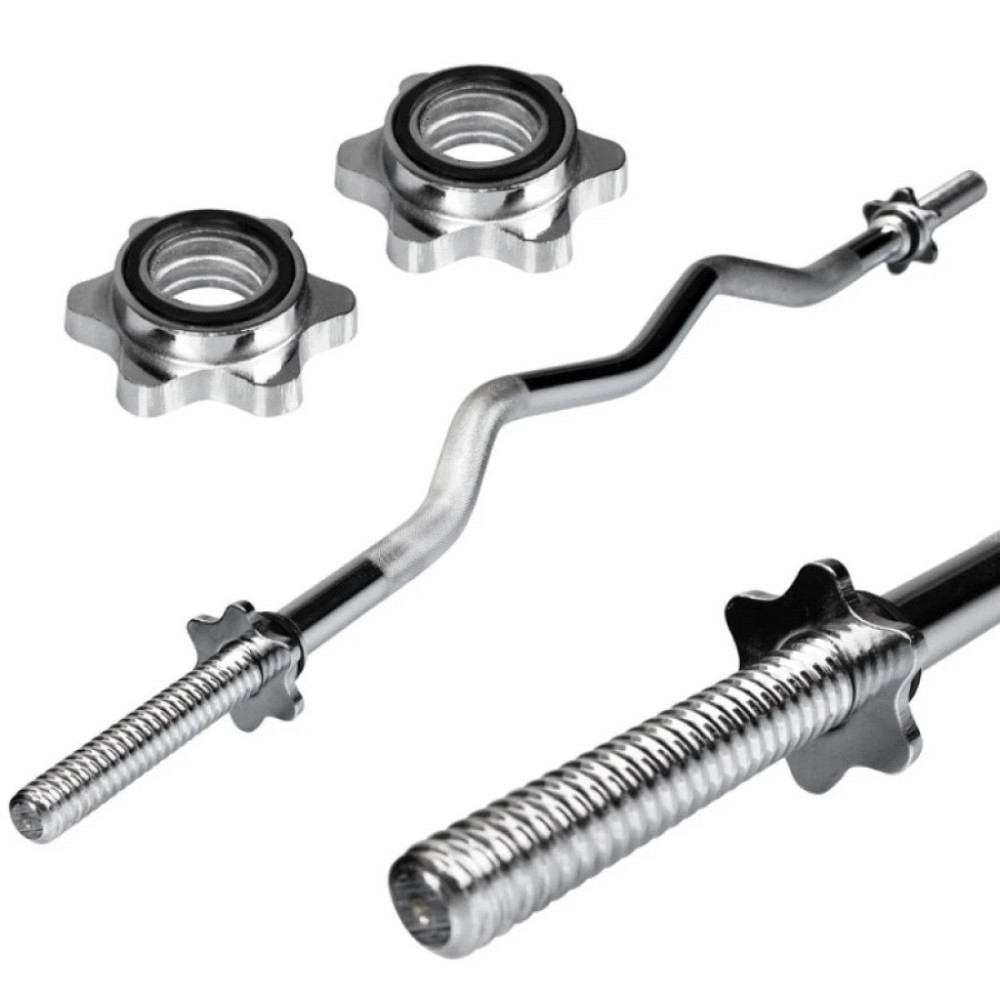 Набор Elitum Titan 46 кг штанга и гантели для силовых тренировок комплект для дома и спортзала Киев - изображение 3