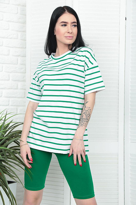 Костюм c велосипедками Balance батал 50-52, Зеленый Киев - изображение 5