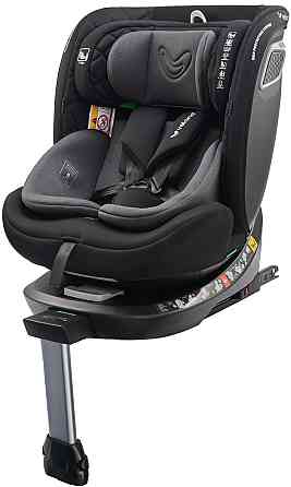 Автокрісло VELANO Vento 360° i-Size 40–150 см, ISOFIX + опорна нога, grey Київ