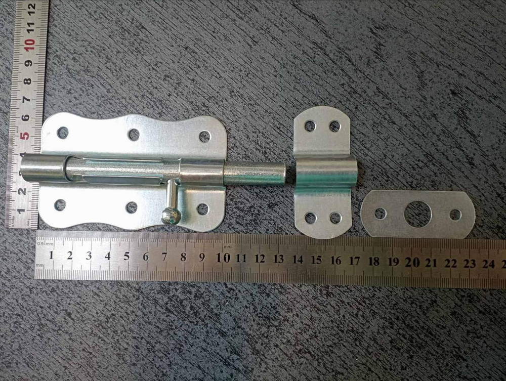 Засув круглий в білолму оцинку 100мм "UM" Київ - фото 1