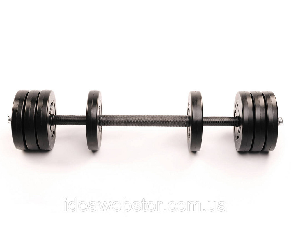 Гантели Elitum 2х11кг + удлинитель грифа для штанги комплект для дома и зала Киев - изображение 13
