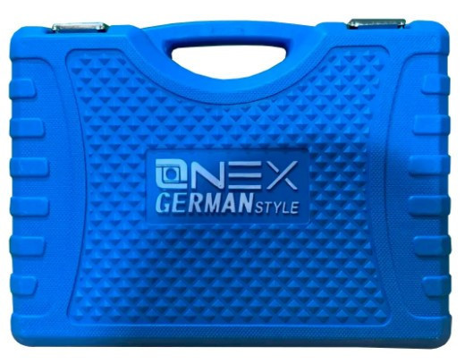 Набір інструментів OX-249M 1/2" та 1/4" 94 предмети для авто та ремонту з пластиковим кейсом Одеса - фото 5