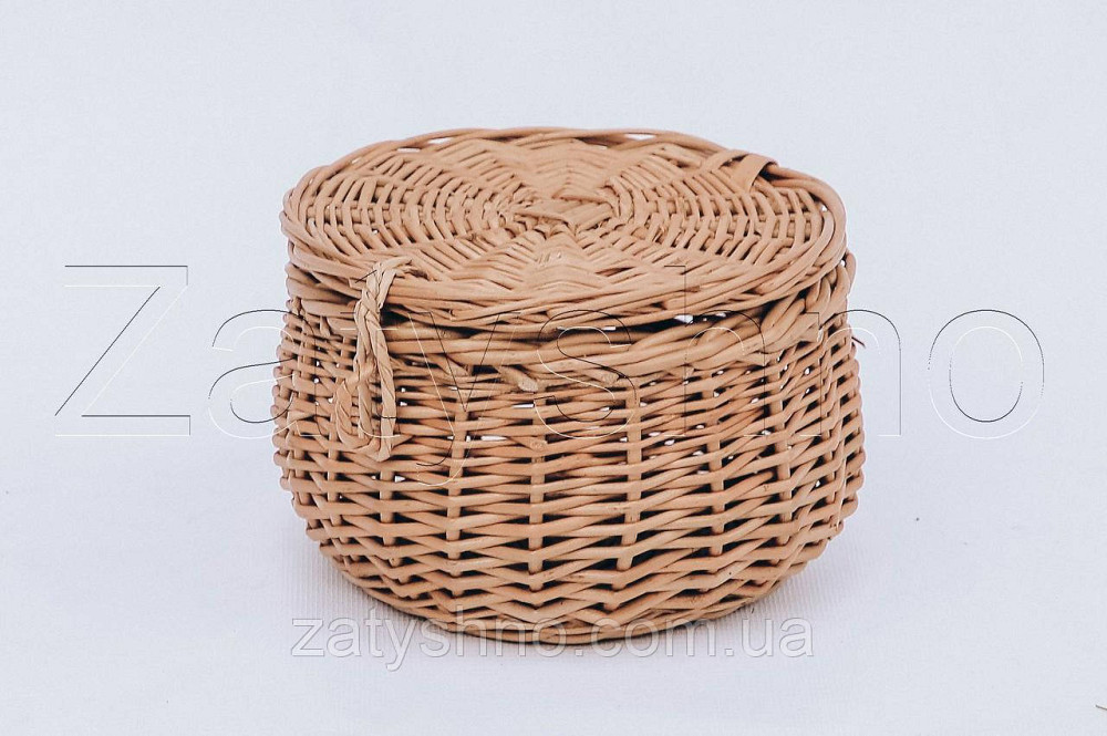 Корзинка из лозы маленькая | корзинки з лози декоративні | плетеная корзинка из лозы Киев - изображение 2