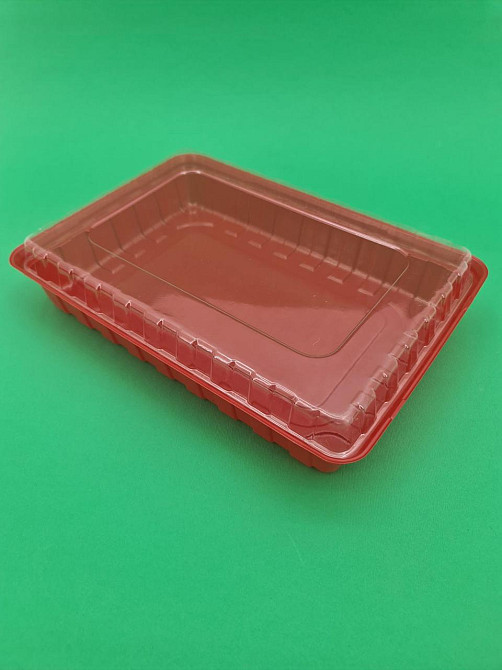 Упаковка для суші ПС-61 Червона 27,8*19,5*40 (50 шт) Харків - фото 3