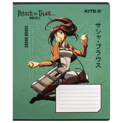 Зошит Kite Attack on Titan, 12 аркушів, лінія (AT24-234) Вінниця - фото 10
