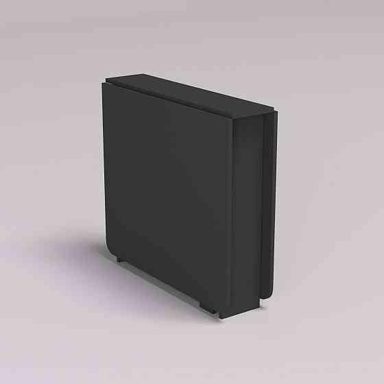 Стол-тумба №4 узкая, Антрацит, 1580х800х750 Львов