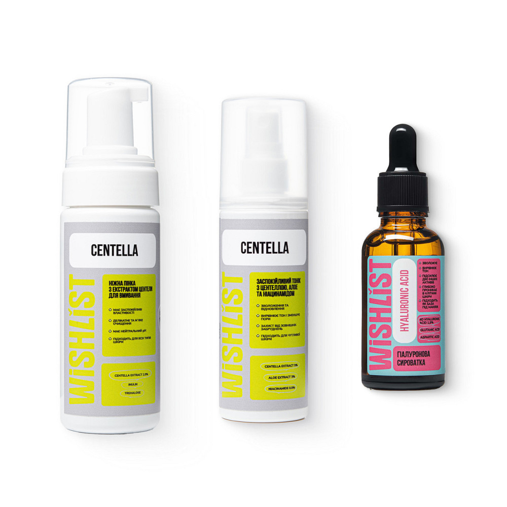 Комплект для боротьби із сухістю та лущенням WISHLIST Київ - фото 1