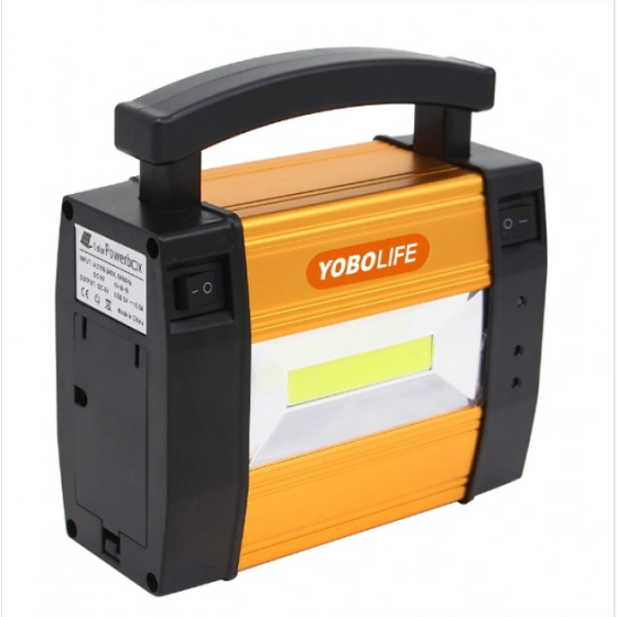 Кемпинговый аккумуляторный фонарь LM-367 (COB + 3xLamp) + солнечная панель + Power Bank (1 режим) Винница