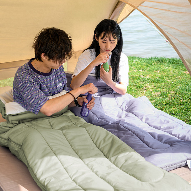 Спальник Naturehike H150 NH19S015-D, (18-25°C), p-р L, зелений Київ - фото 4