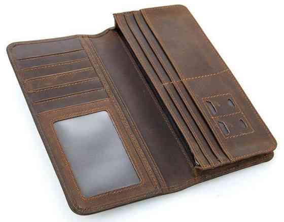 Гаманець чоловічий Vintage 14376 Коричневий Київ