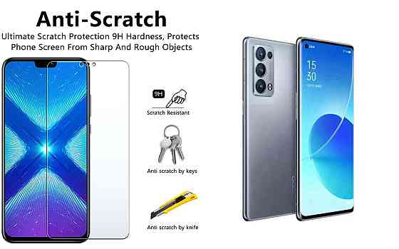 Защитное стекло NeoGlass для Oppo Reno6 Pro 5G – ультрапрозрачное и устойчивое Киев