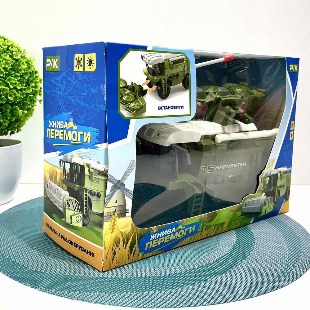 Комбайн на радіокеруванні LIMO TOY з гумовими колесами 21 см Зелений (M 4949) Чернігів - фото 9