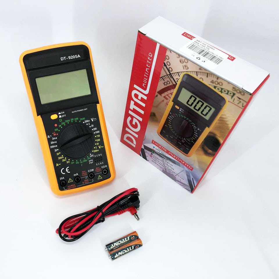 Электронный тестер напряжения Digital Multimeter DT9205A, Мультиметр для диагностики электропроводки DY-76 Львов - изображение 6
