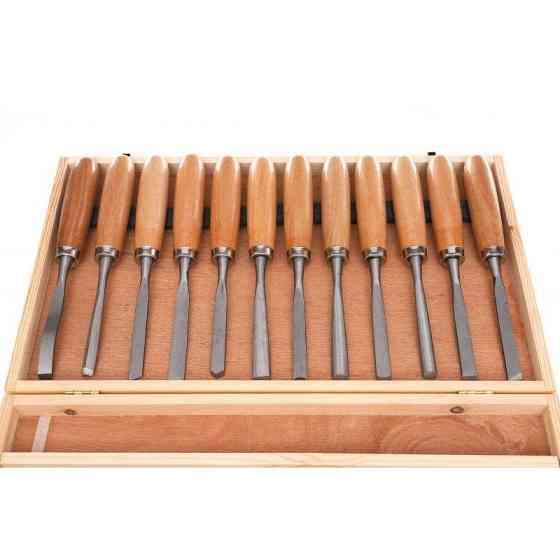 Профессиональный набор стамесок для резьбы по дереву 12 шт Kraft&Dele (KD11775) Нововолынск