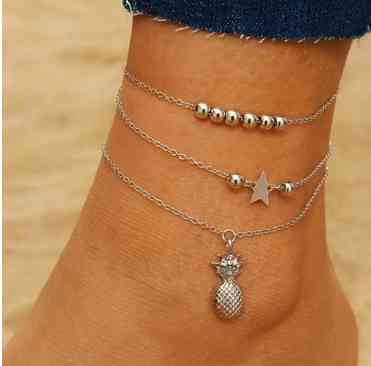 Браслети ланцюжка на ногу з підвісками Київ