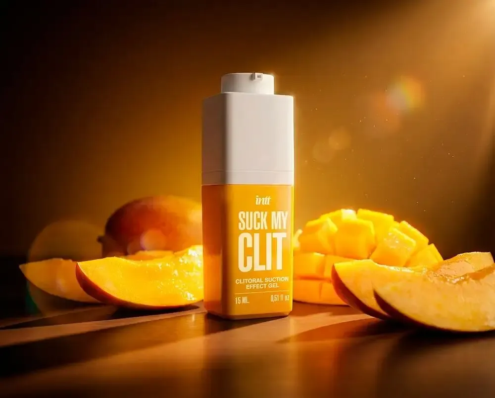 Смоктайзер для клітора Intt Suck My Clit Tropical Mango (15 мл), манго, гель з ефектом посмоктування Львів - фото 7