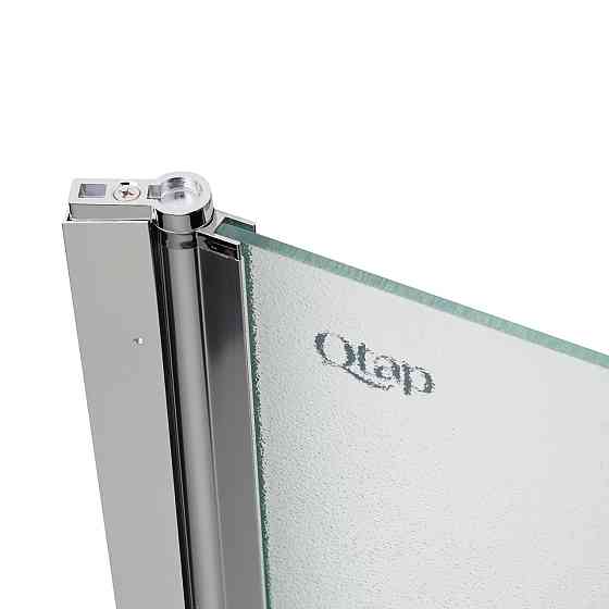 Штора на ванну Qtap Standard CRM407513APL скло Pear 6 мм, 75х140 см, ліва Київ