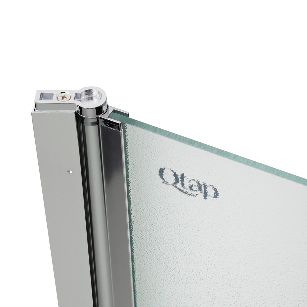 Штора на ванну Qtap Standard CRM407513APL скло Pear 6 мм, 75х140 см, ліва Київ - фото 5