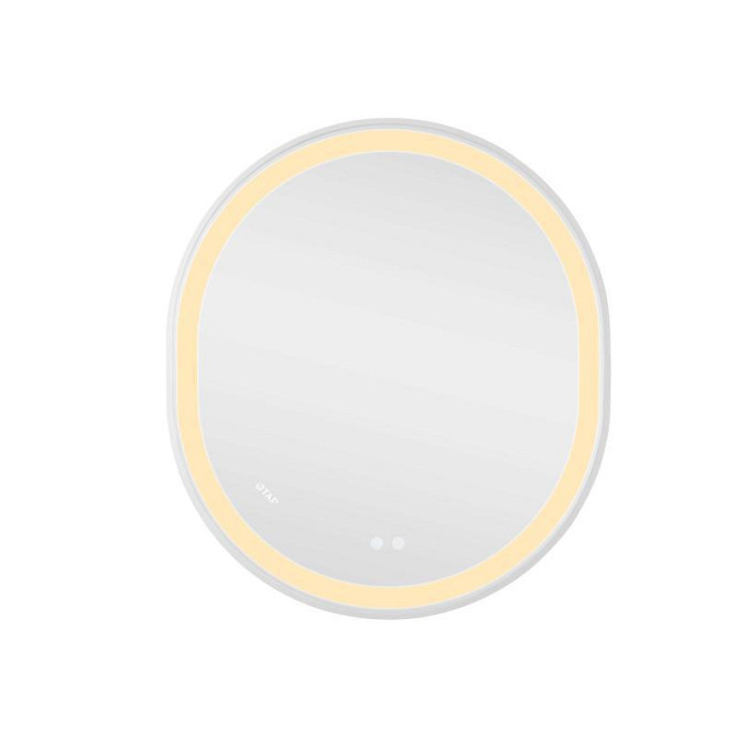 Дзеркало настінне овальне сенсорне Qtap Gemini 800х700 з LED-підсвіткою Touch, з антизапотіванням із диммером Харків - фото 5