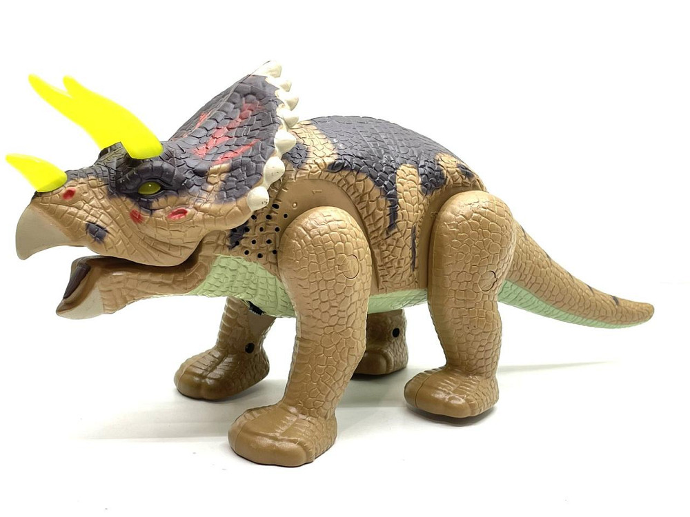 Динозавр Wen Sheng ходить світлові та звукові ефекти Коричневий (WS 5301) Чернігів - фото 2