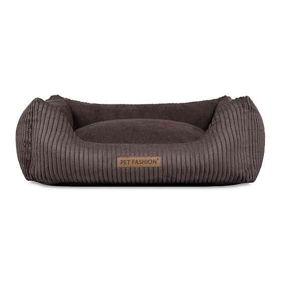 Лежак Pet Fashion DEVID для собак шоколадний 62*50*19 Киев