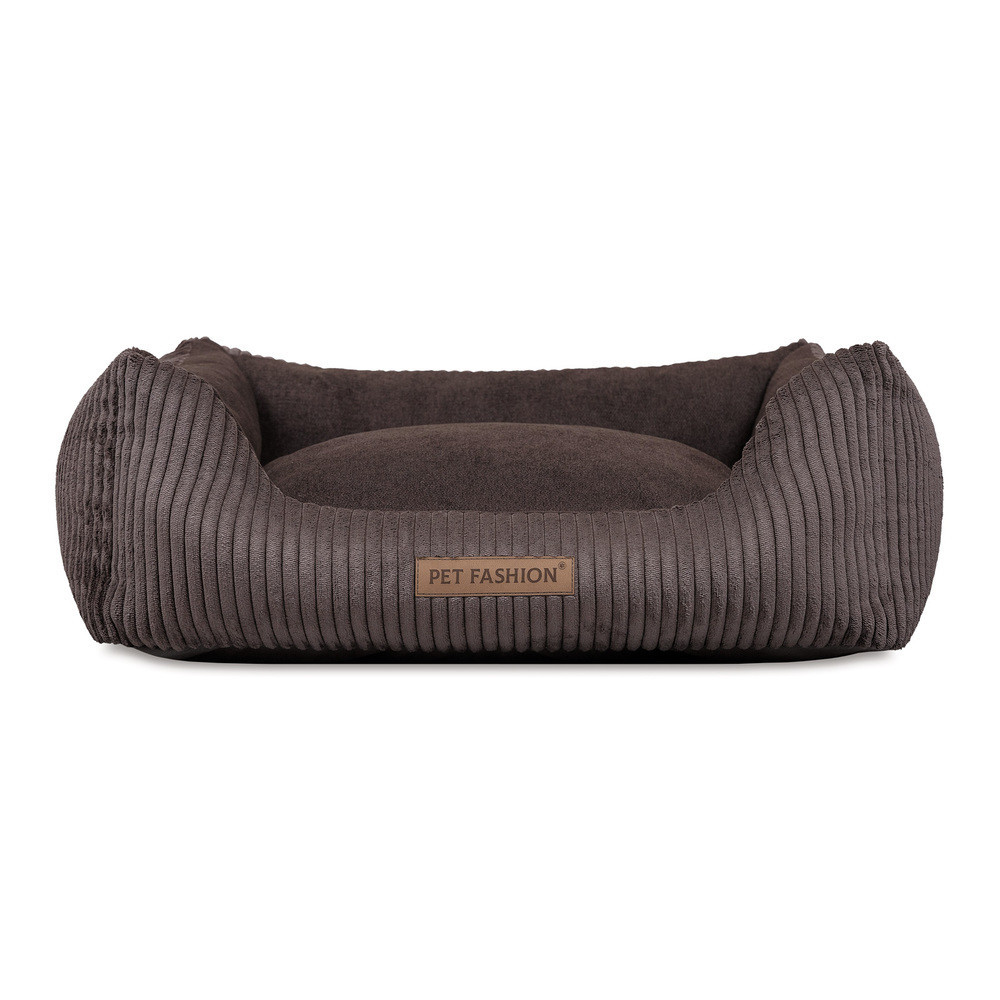 Лежак Pet Fashion DEVID для собак шоколадний 62*50*19 Киев - изображение 4