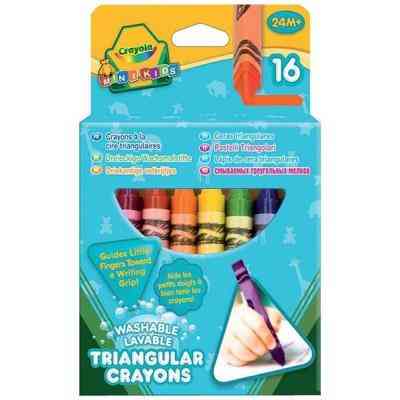 Карандаши цветные Crayola 16 трехгранных восковых мелков (52-016T) Винница