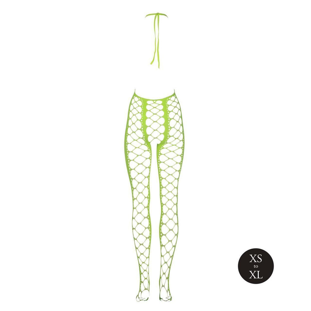 Бодістокінг - Ouch! Bodystocking With Halterneck Green, XS/XL Sex Aura Київ - фото 7