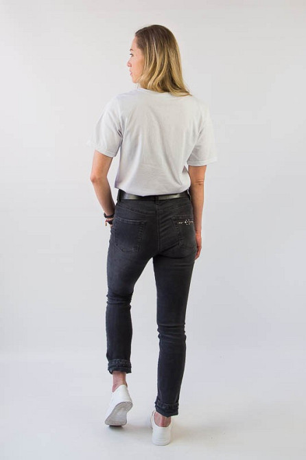 Футболка патриотическая женская 50-52 белый Киев - изображение 3