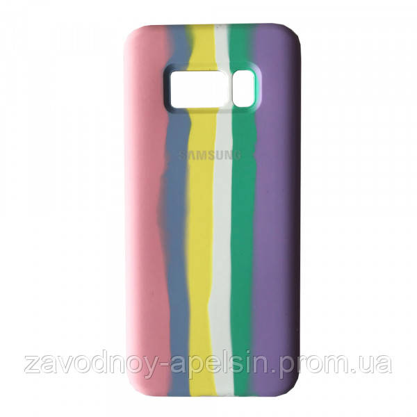 Samsung S8 G950 Чехол микрофибра Rainbow (радуга) Одесса - изображение 1