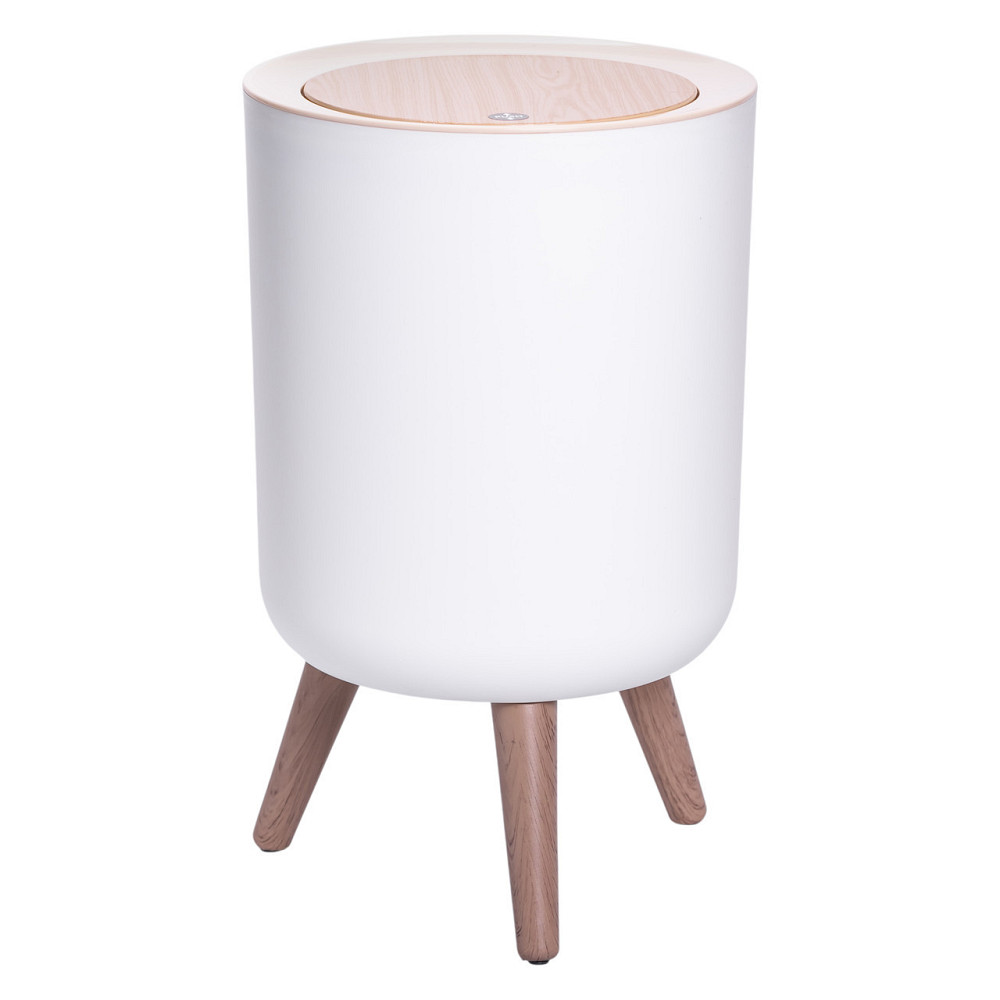 Відро для сміття з клік-кришкою на ніжках 8 літрів відро для сміття на кухню, в спальню і для офісу HP-45-13 Київ - фото 6