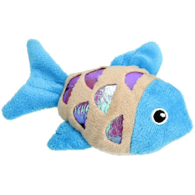 Іграшка для котів Hippie Pet Рибка синя 11.5 см (HIPCT21035M) Вінниця - фото 1
