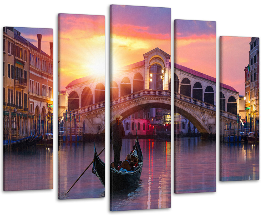 Модульна картина Венеція Гондола Art-181_5 Київ - фото 1